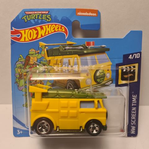 Teenage Mutant Ninja Turtles Lekebil - Hot Wheels - Ny og Uåpnet