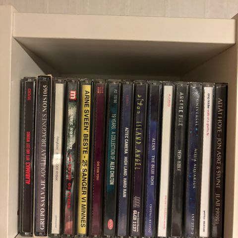 Diverse cd er fra samling