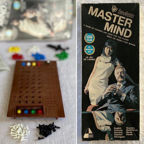 MASTERMIND - Retro Brettspill I Original Boks.