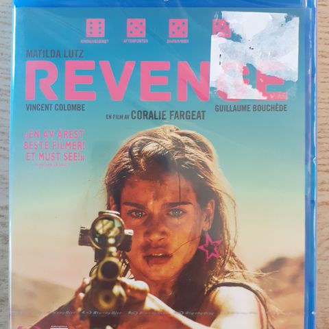 Revenge Blu-ray - Ny i Plast - Norsk Tekst (Stort utvalg film og bøker)