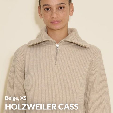 Holzweiler Cass genser beige str. XS