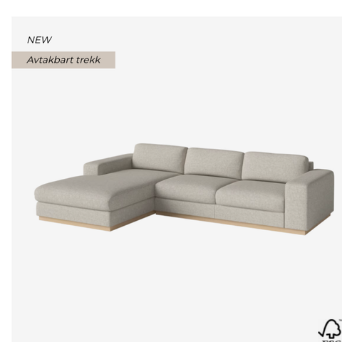 Bolia sjeselong sofa