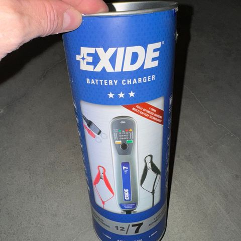 Sønnak Exide batterilader 12/7