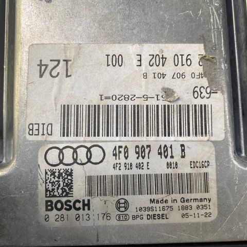 Styreenhet motor til Audi A6 C6 4f0907401b