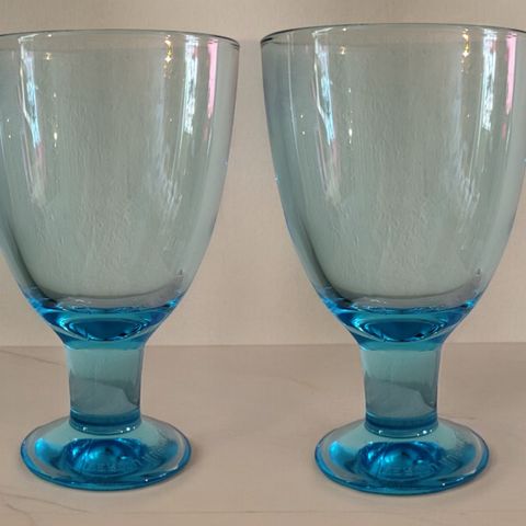 Iittala blå glass