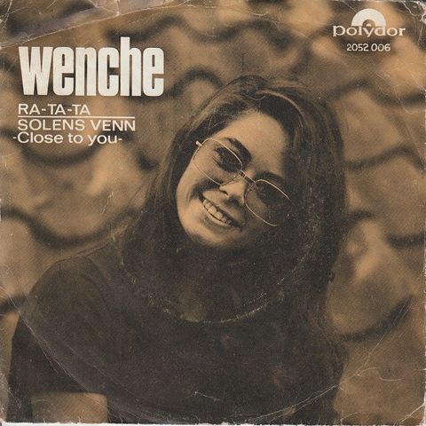 Wenche Myhre " Ra-Ta-Ta / Solens Venn " Single selges for kr.100