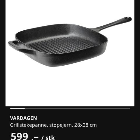 IKEA Vardagen grillstekepanne