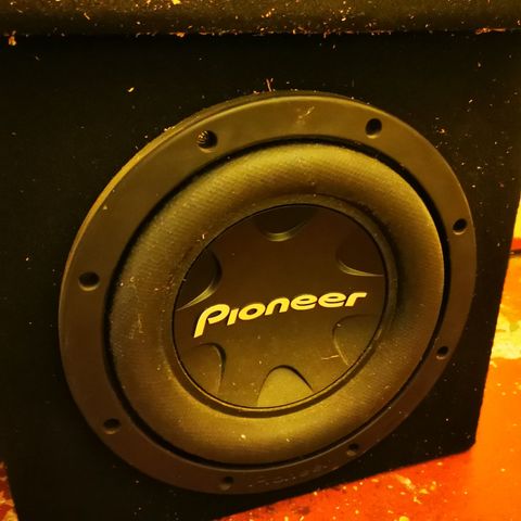 2stk Pioneer 12" Bilsub