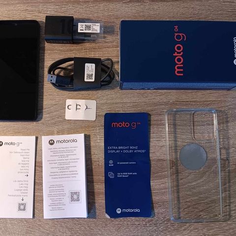 Motorola moto g04 64 GB smarttelefon, Concord Black