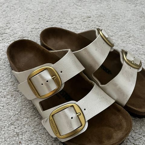 Birkenstock big buckle, perlefarget