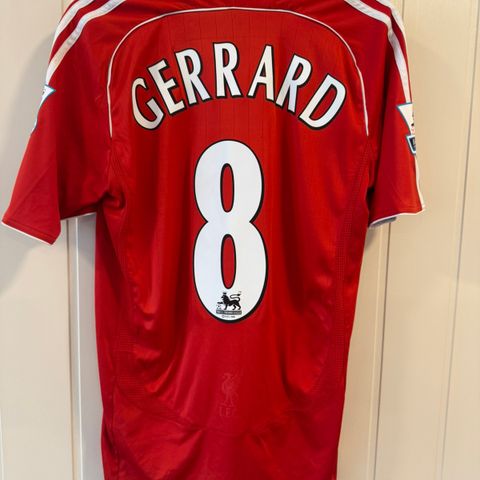 Liverpool 2006/08 Hjemme Steven Gerrard Fotballdrakt (M)