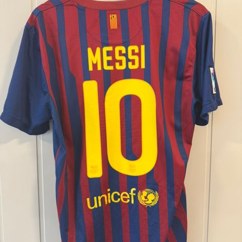 Barcelona 2011/12 Hjemme Lionel Messi Fotballdrakt (L)