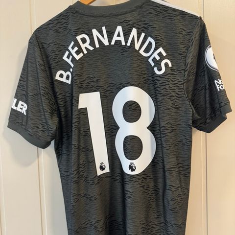 Manchester United 2020/21 Borte Bruno Fernandes Fotballdrakt (L)