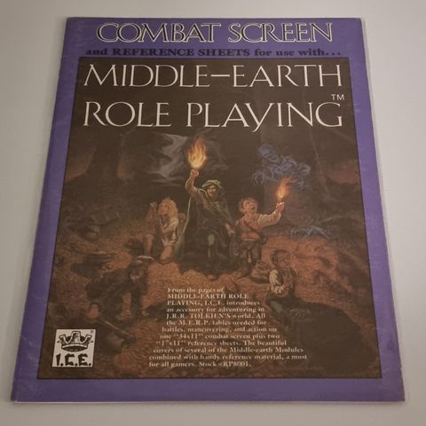 MERP Middle Earth RPG rollespill (ICE)