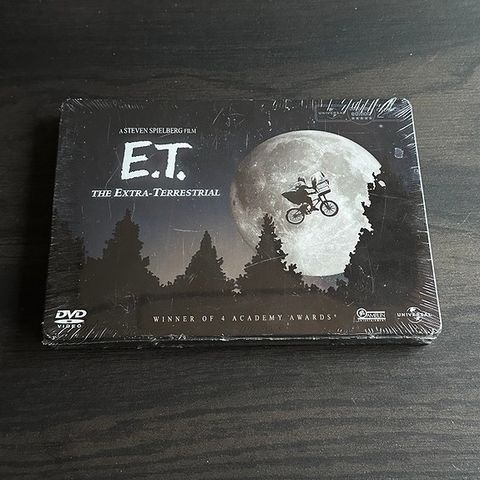 E.T. Dobbel DVD metallboks (Norsk tekst) - Forseglet / Ny !