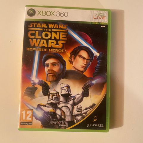 Star Wars  clone Wars republic heroes Xbox 360