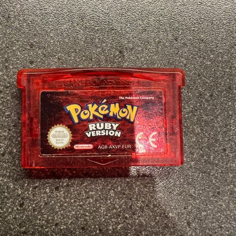 Pokemon Ruby til gameboy