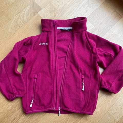 Bergans fleece jakke str 110