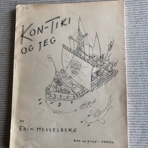 Kon-Tiki og jeg, av Erik Hesselberg, fra 1949