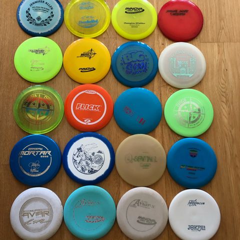 Discgolf/frisbee - Innova, Discraft, Millenium, Discmania ++