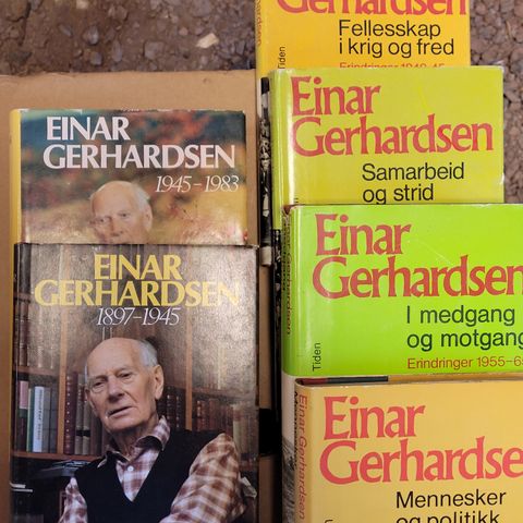 Bøkene til Einar Gerhardsen