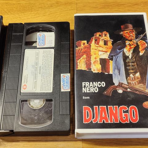 Lucky Luke (1991) og Django (1966) Western klassikere VHS