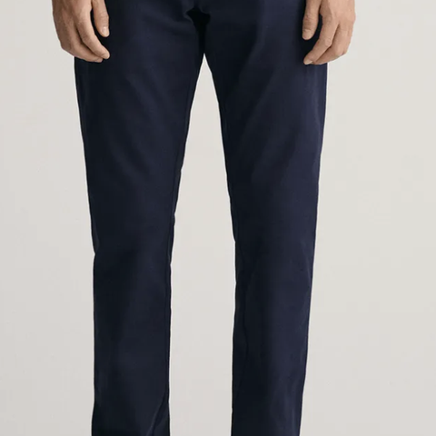 Gant Slim fit chinos med Tech Prep str W36/L32