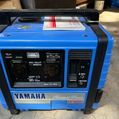 Yamaha EF1000 bensinaggregat/generator