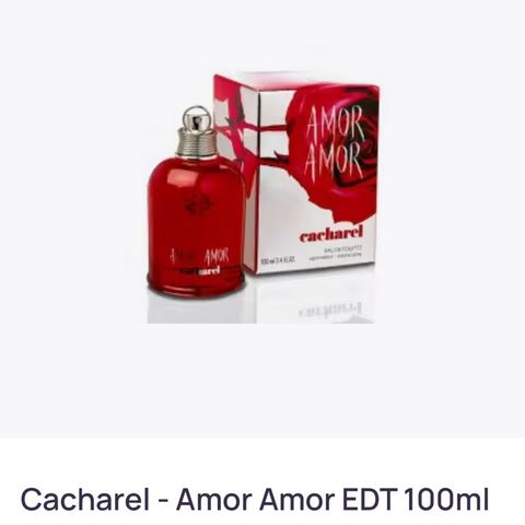 Amor amor Carcharel 100mL EDT