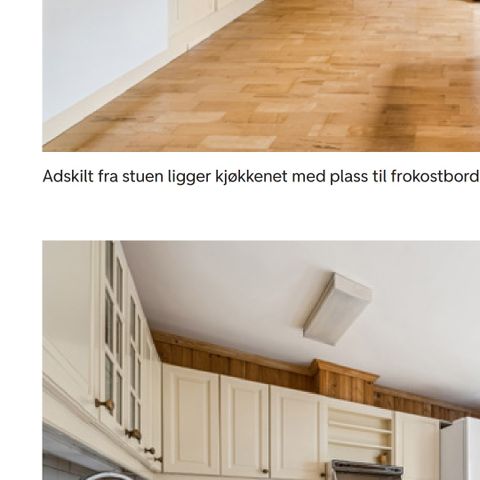 En assortment av kjøkken deler