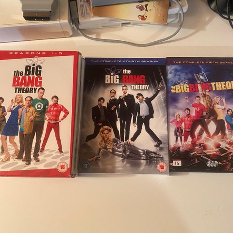 Big bang theory sesong 1-5