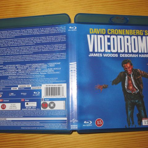 Videodrome - scifi-grøsser (bluray, norsk tekst)