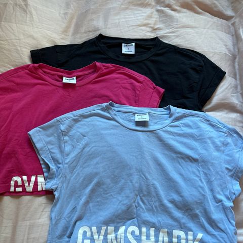 3 stk. Cropped T-shirts, Gymshark