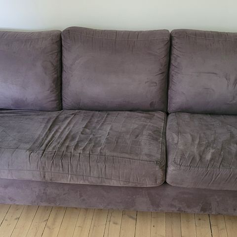 3 seter sofa grå