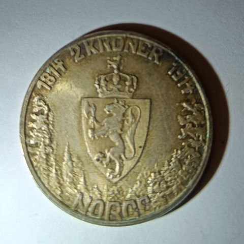 2 kroner minnemynt 1914