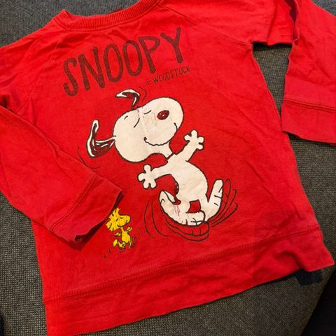 Tynn genser med snoopy fra peanuts Strl 86/92