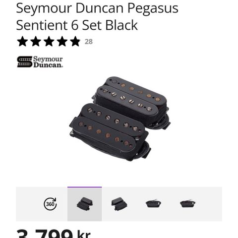 Seymour Duncan Pegasus Sentient sett