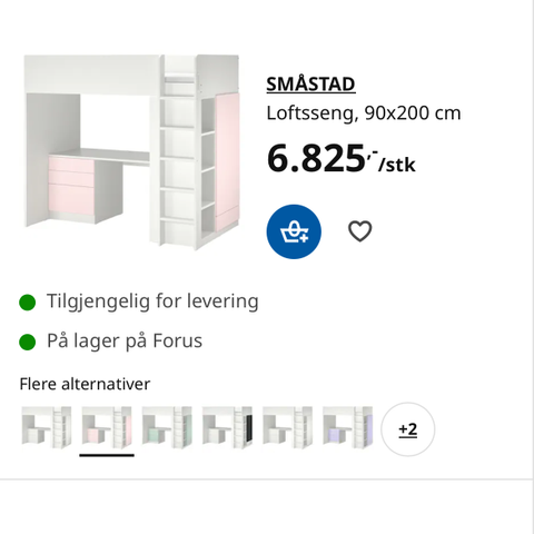 Småstad loftsseng