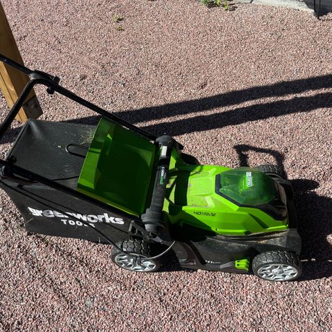 Greenworks gressklipper g40lm41 modell