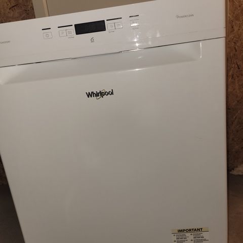 Whirlpool oppvaskmaskin