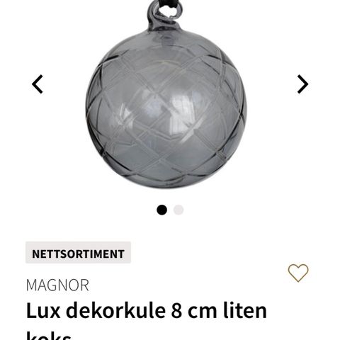 Magnor Lux bauble julekule