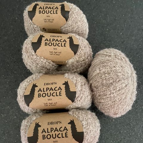 Drops Alpaca Boucle garn