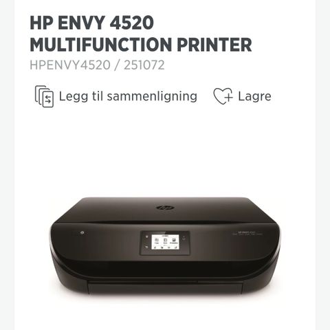 Hp envy 4520 printer