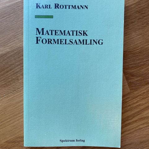 Matematisk formelsamling