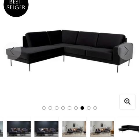 Shibuya hjørnesofa fra skeidar *spar 20.000kr*