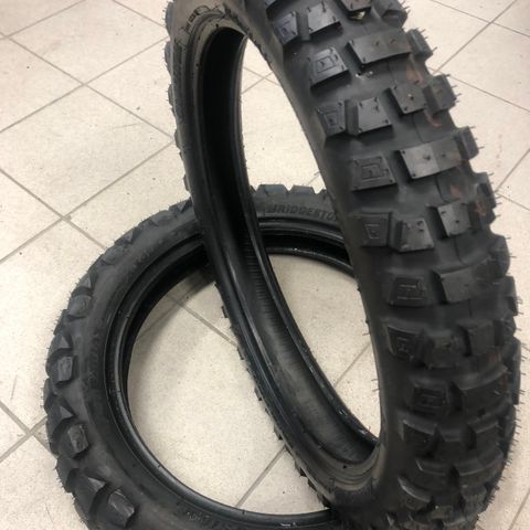 Bridgestone Battlax X41f  offroad/adventuredekk. 100/90-19 fordekk og 130/80-18