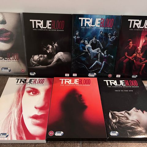 True Blood DVD sesong 1-7