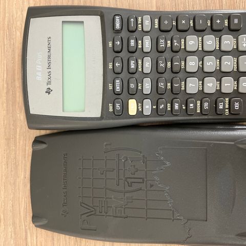 Texas instruments ba 2 plus