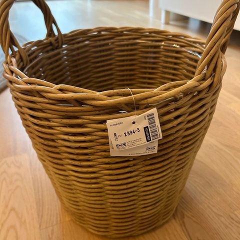 Ikea FLODBJÖRK Blomsterpotte, inne/ute lys gråbrun, 24 cm