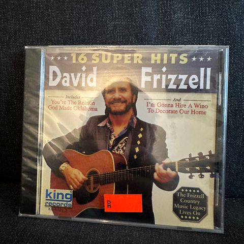 David Frizzell 16 Super Hits CD Uåpnet